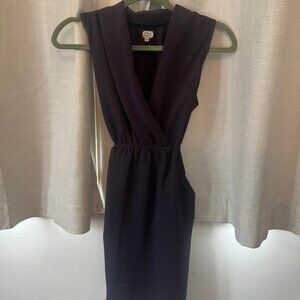 Wilfred Wrap Dress (Dark Plum)